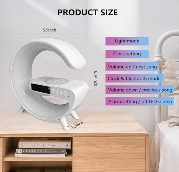 Wireless charging table lamp