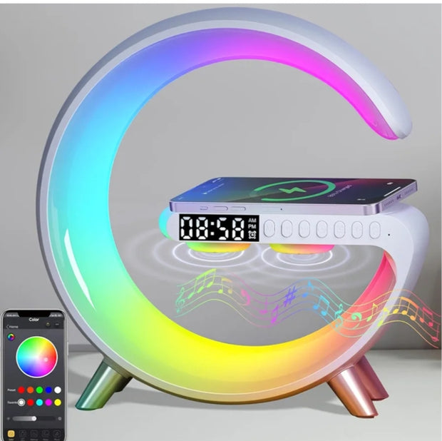 Wireless charging table lamp